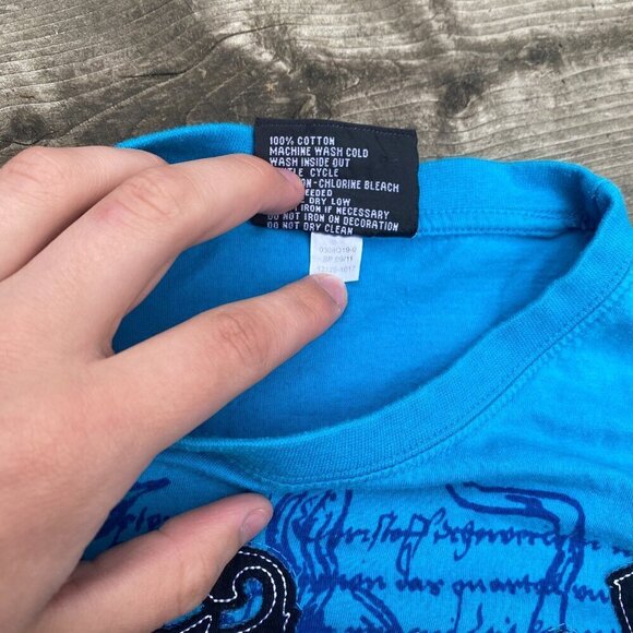 Vintage Y2K South pole Jeans Embroidered T Shirt Medium - Picture 2 of 6